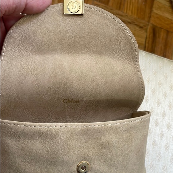 CHLOE SUNGLASSES CASE  with Metallic Clasp - Picture 2 of 8